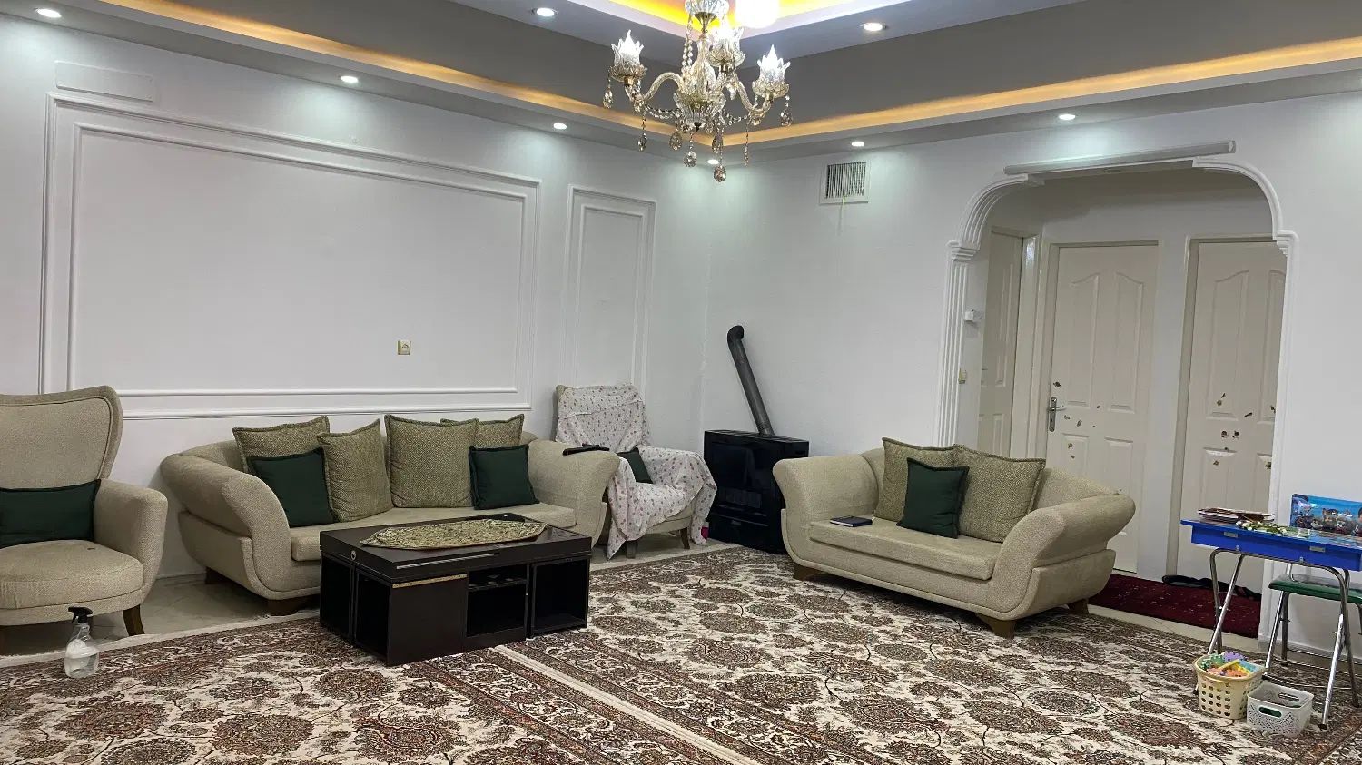 یک جفت فرش مشهد طرح افشان|فرش|مشهد, شهرک لشکر (شهرک غرب)|دیوار