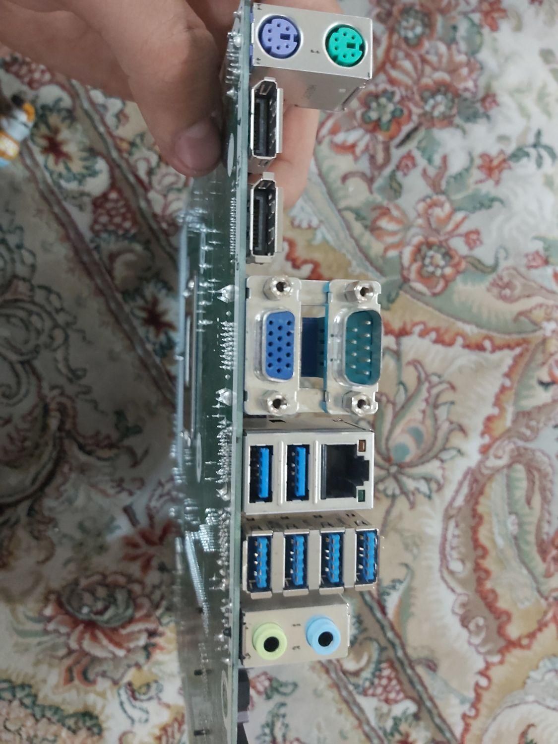 مادربرد HP با پاور مخصوص خودش و gt730|قطعات و لوازم جانبی رایانه|سنندج, |دیوار
