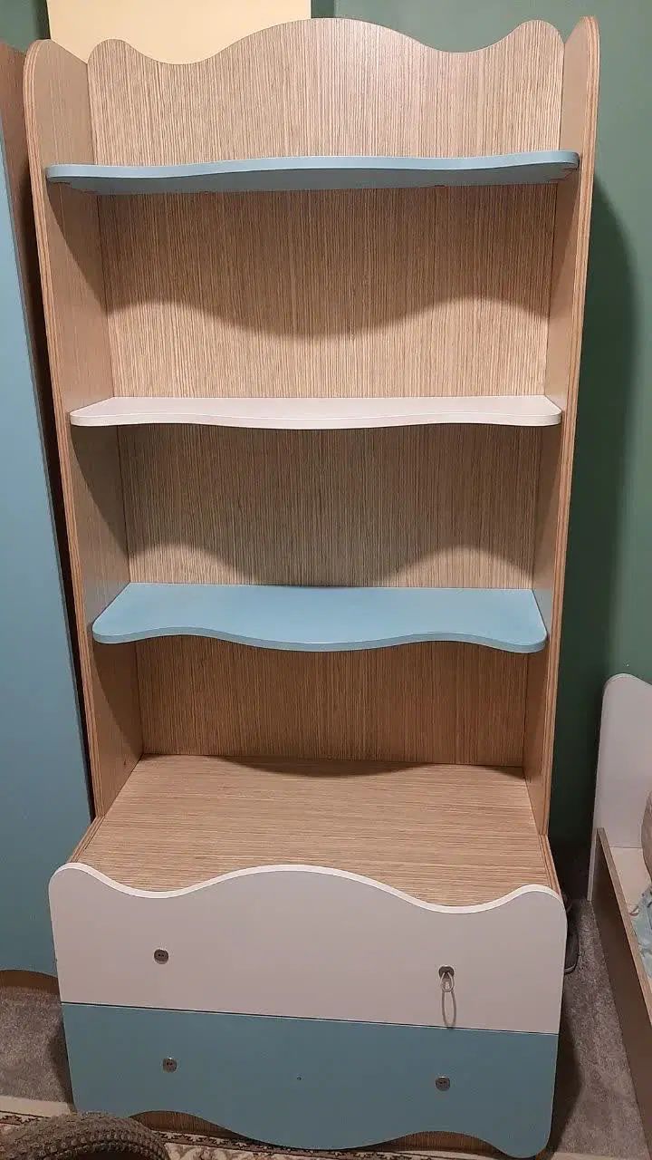 دراور و کتابخانه کودک|کتابخانه، شلف، قفسه‌های دیواری|کرج, شاهین‌ویلا|دیوار