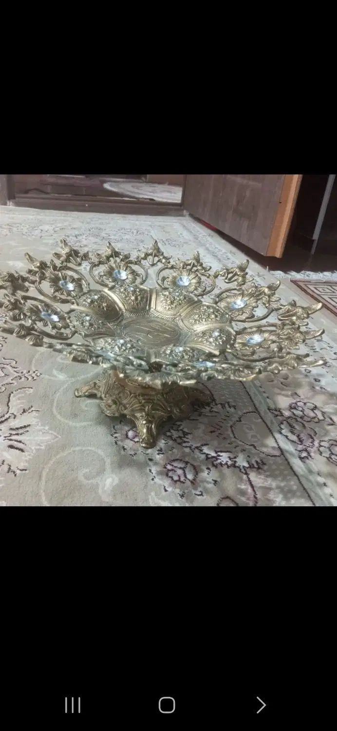 میز خاطره   میوه خوری. شیرینی خوری شکلات خوری برنز|مبلمان خانگی و میز عسلی|الشتر, |دیوار