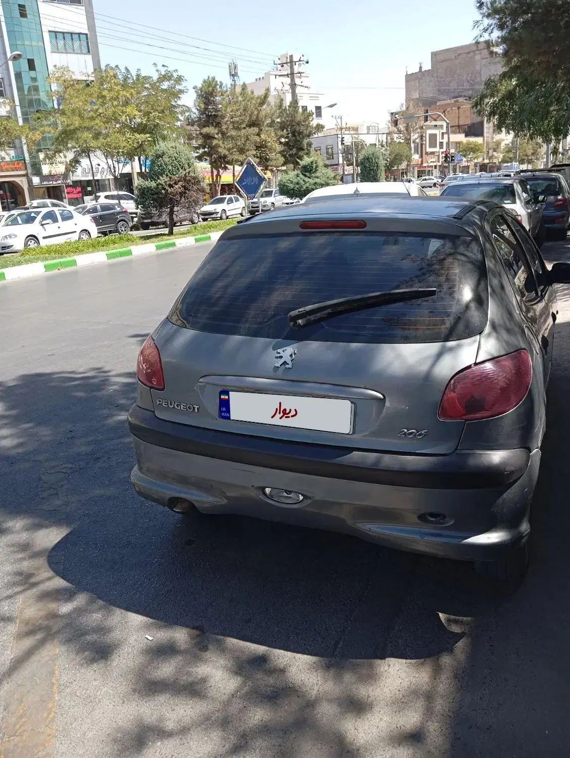 206 خاکستری مدل ۸۵|خودرو سواری و وانت|مشهد, فرهنگ|دیوار