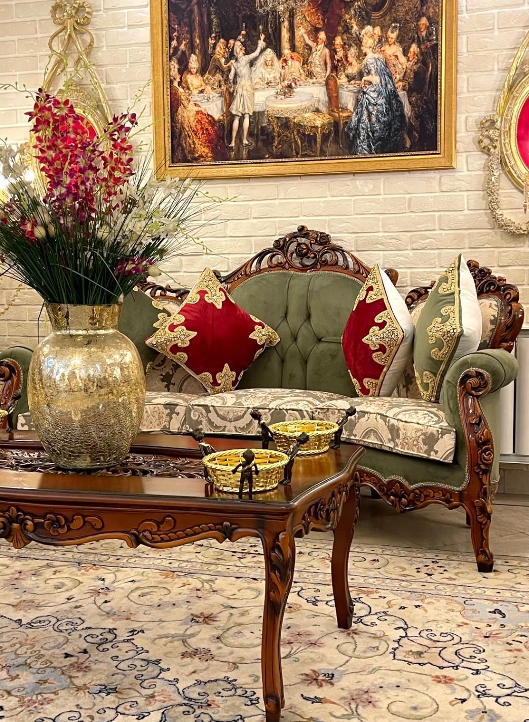 مبلمان و نهار خوری مبل استیل سلطنتی ( نو|مبلمان خانگی و میز عسلی|تهران, اقدسیه|دیوار