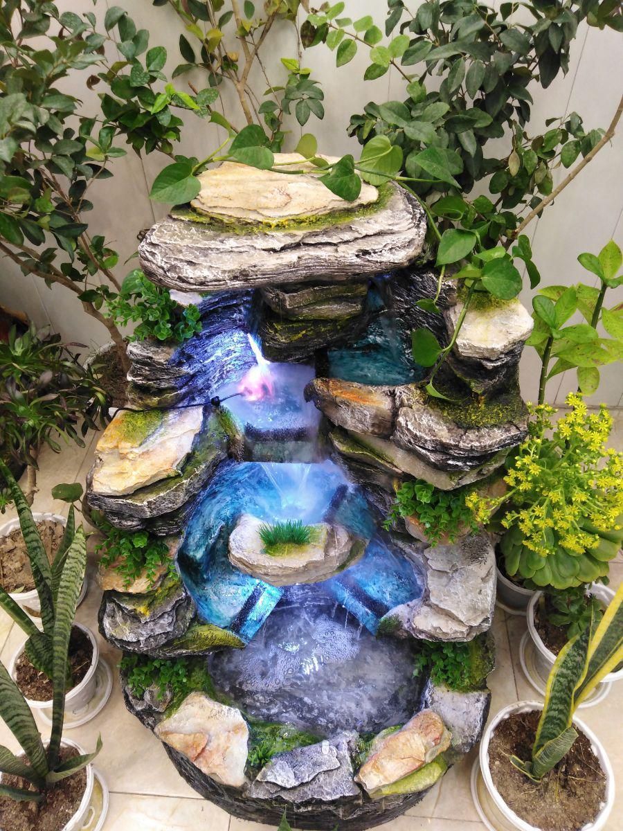 آبنما کنج بزرگ ارتفاع 105 سانت بیش از 60 مدل|صنایع دستی و سایر لوازم تزئینی|اراک, |دیوار