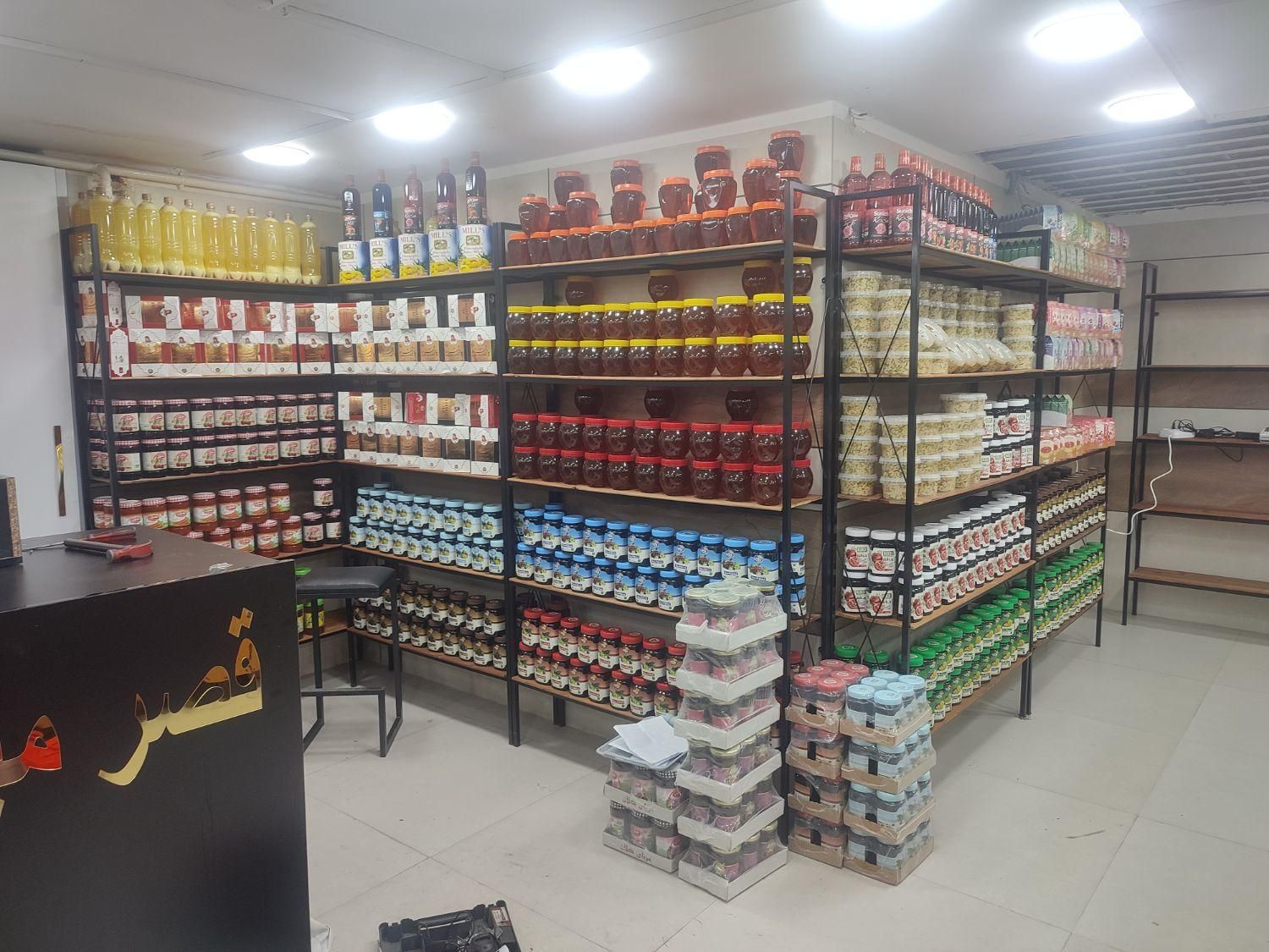 قفسه چوب و فلز فروشگاهی مستقیم از تولیدی|فروشگاه و مغازه|همدان, |دیوار
