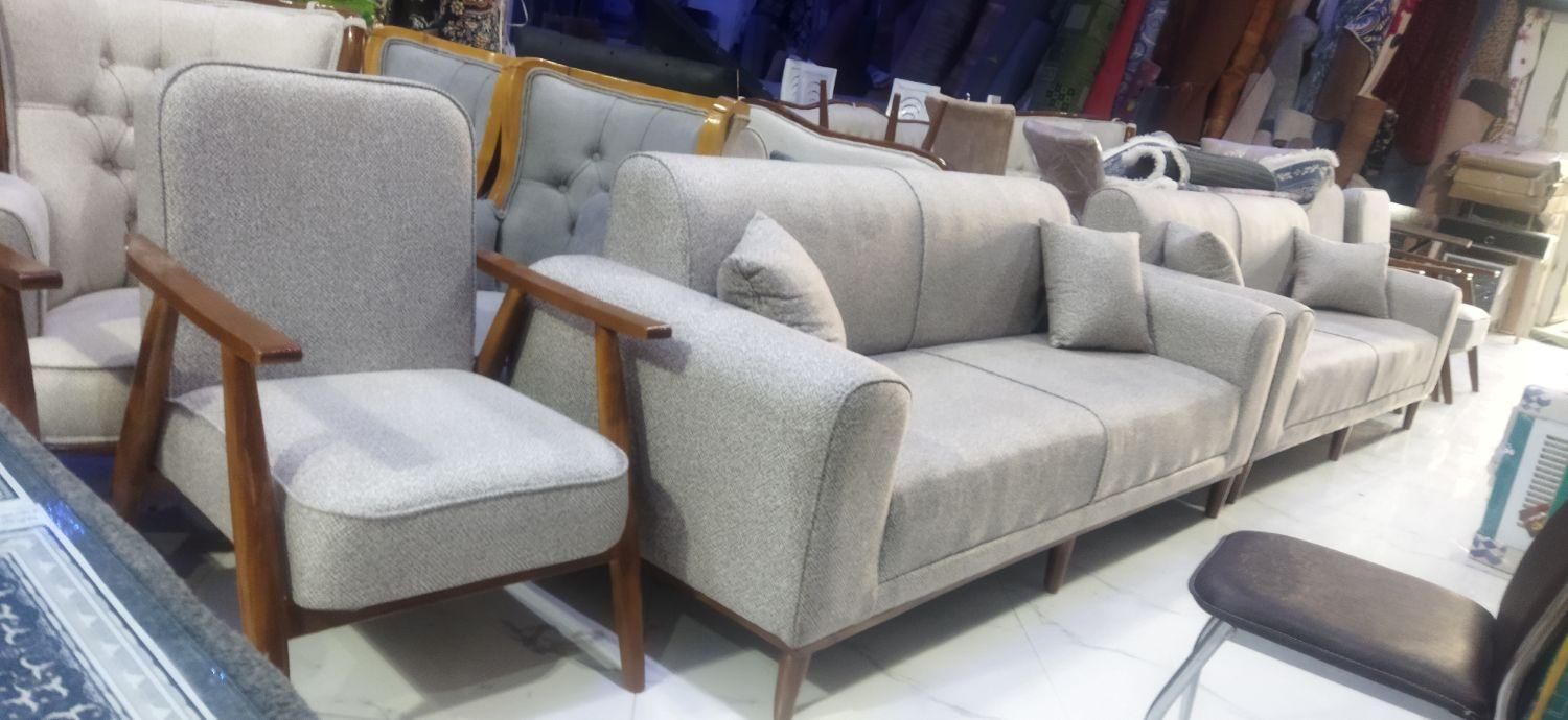 مبل تمام چوب جدیدمینامال تخفیف|مبلمان خانگی و میز عسلی|شیروان (خراسان), |دیوار