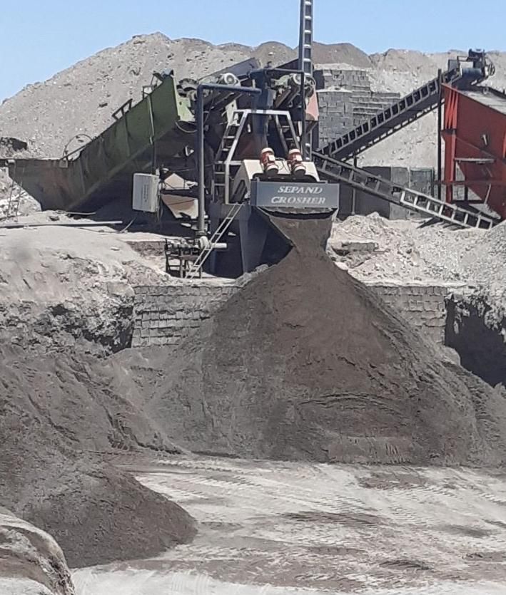 انواع شن وماسه وآجر .شسته،نخودی بادامی،شن بادی بنز|خدمات حمل و نقل|کرمان, |دیوار