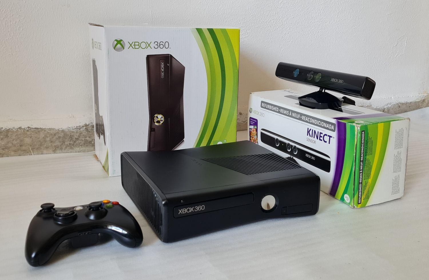 کنسول بازی Xbox 360 Slim + KINECT درحد / ایکس باکس|کنسول، بازی ویدئویی و آنلاین|تهران, پیروزی|دیوار