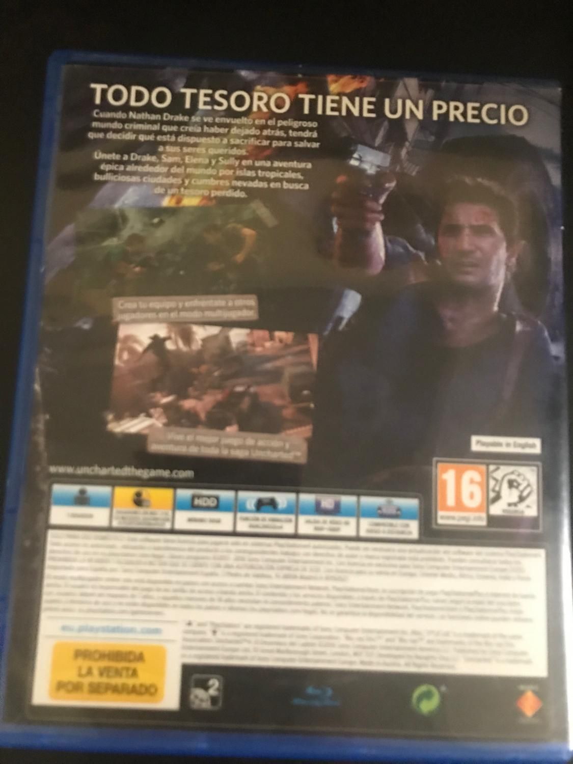 دیسک بازی  ps4 uncharted|کنسول، بازی ویدئویی و آنلاین|تهران, نواب|دیوار