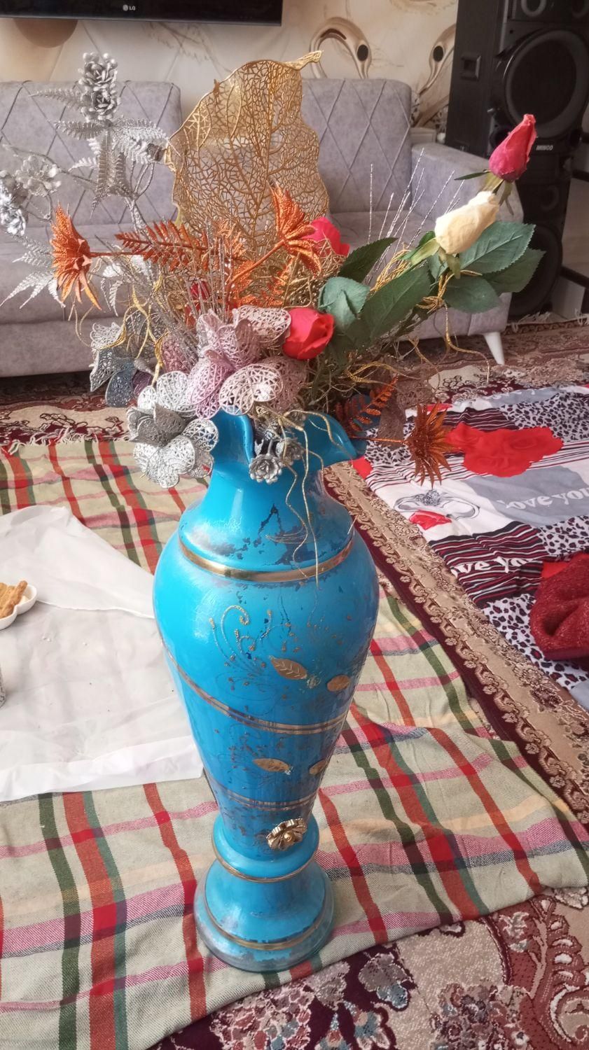 گلدان با گل|گل مصنوعی|تبریز, |دیوار