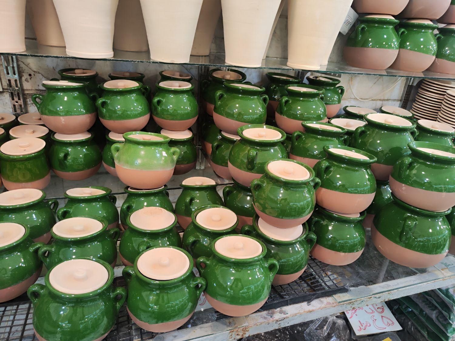 دیزی خوری سفالی سفال کوزه پتوس سانسوریا|ظروف پختوپز|قم, نیروگاه|دیوار