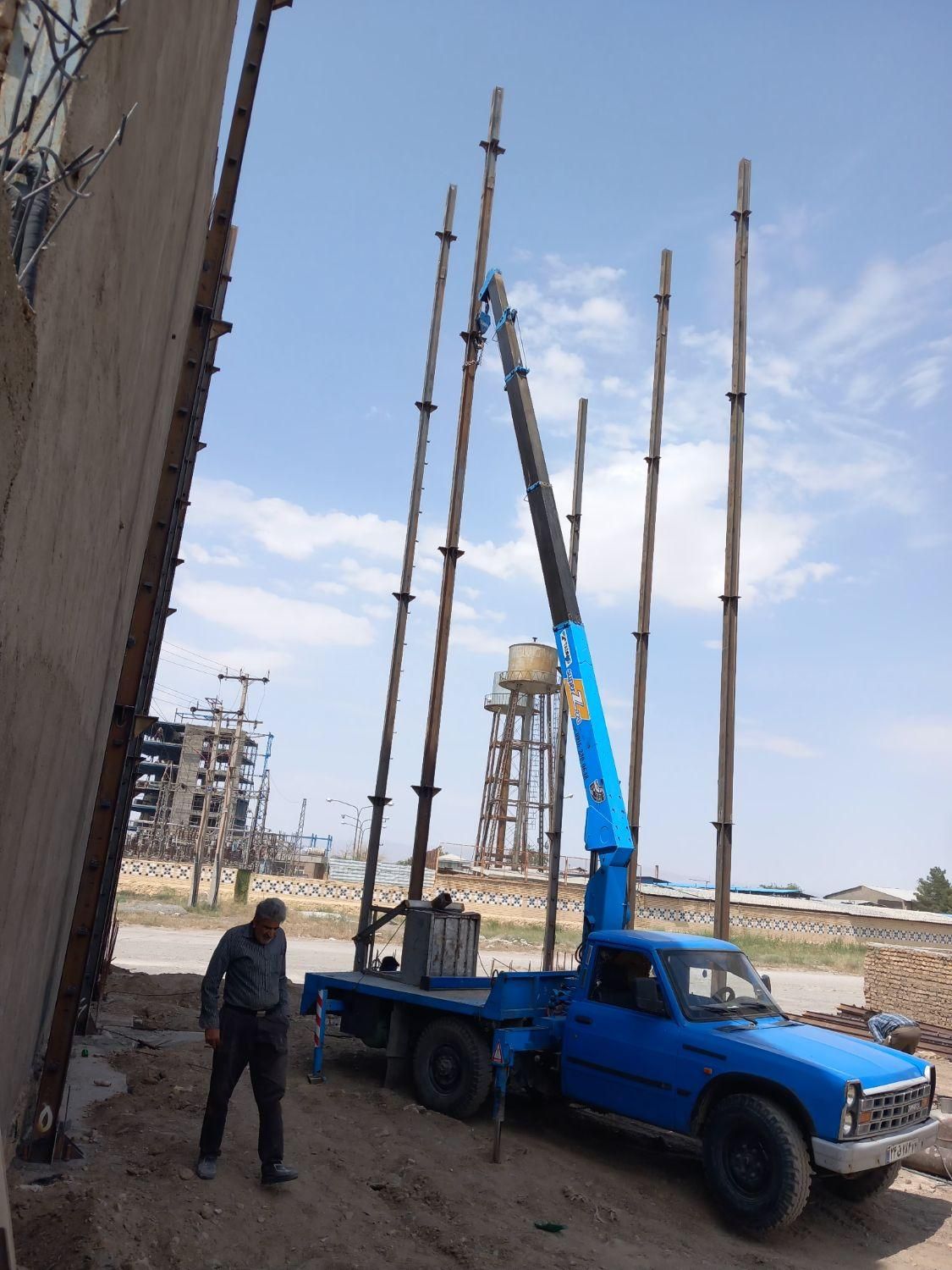 جرثقیل۷تن خاور و نیسان  اسکلت وسبدبالابر۳۱متر|خدمات حمل و نقل|مشهد, بهمن|دیوار