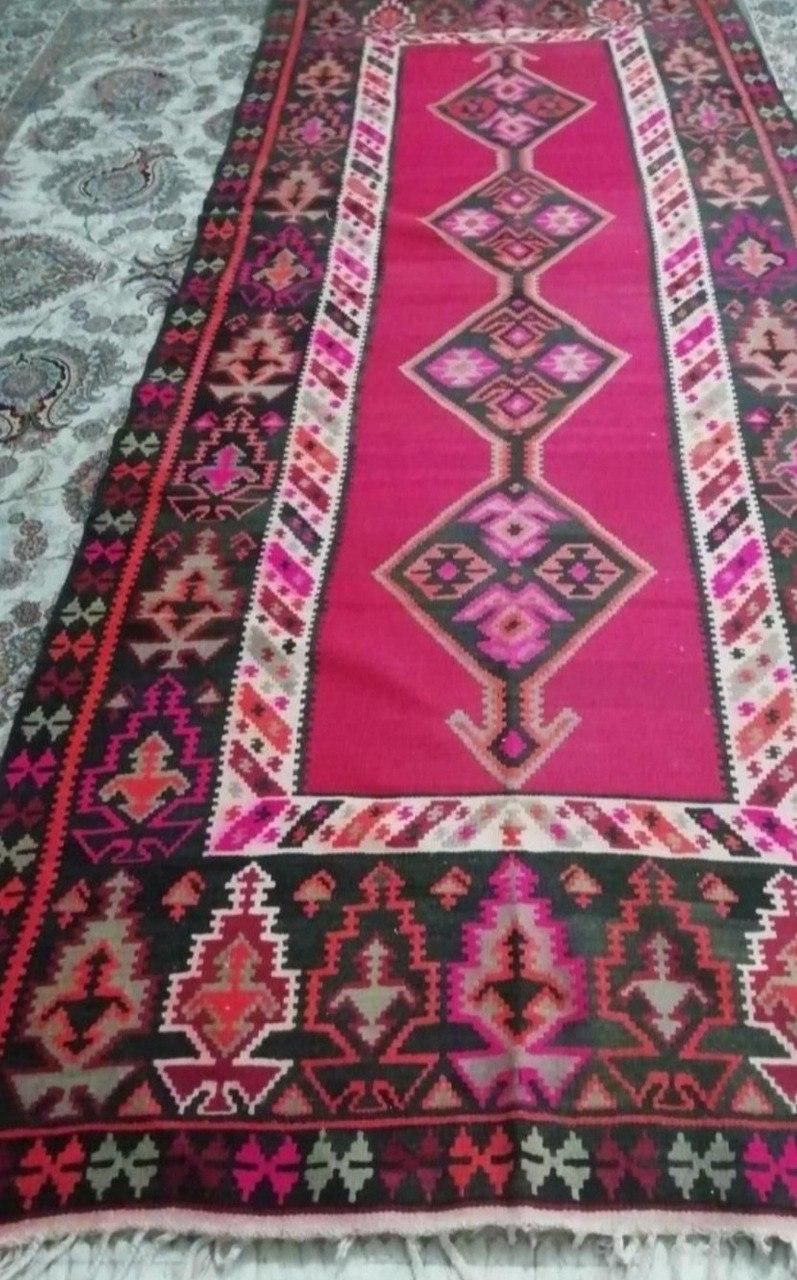 گلیم دستبافت اردبیل-پشم گوسفندی-قدمت ۶۵ ساله-۷متری|گلیم، جاجیم، گبه|تهران, جنت‌آباد جنوبی|دیوار