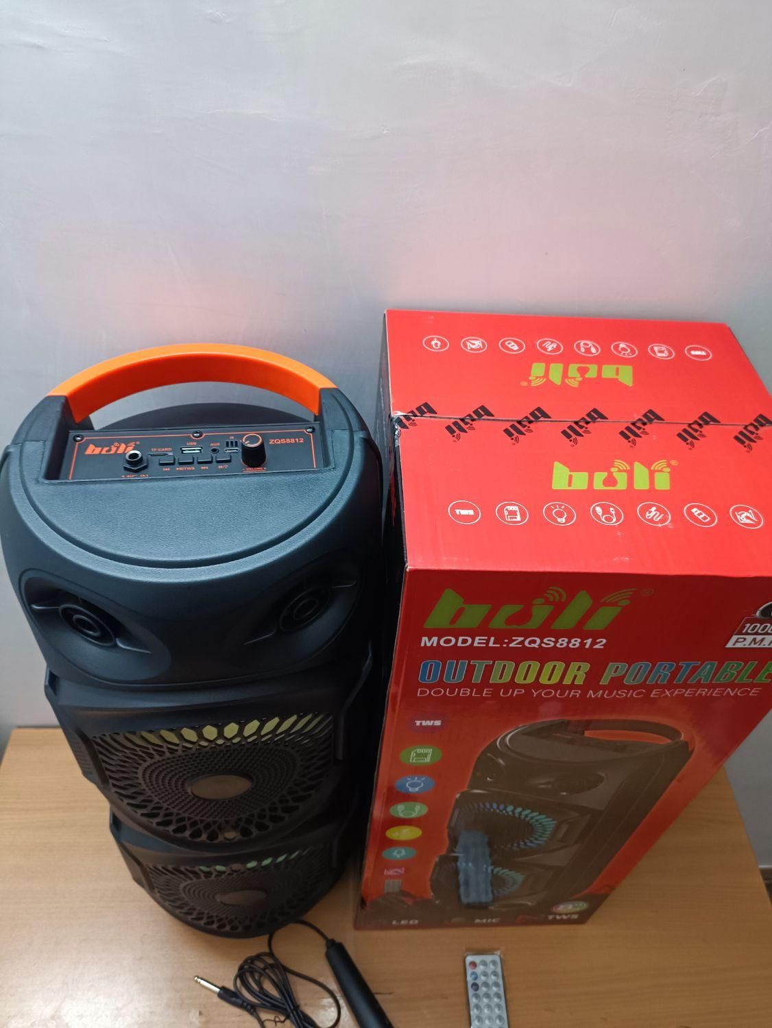 اسپیکر بلوتوثی ۱۶ اینچ مدل ۸۸۱۲|سیستم صوتی خانگی|بندر ماهشهر, |دیوار