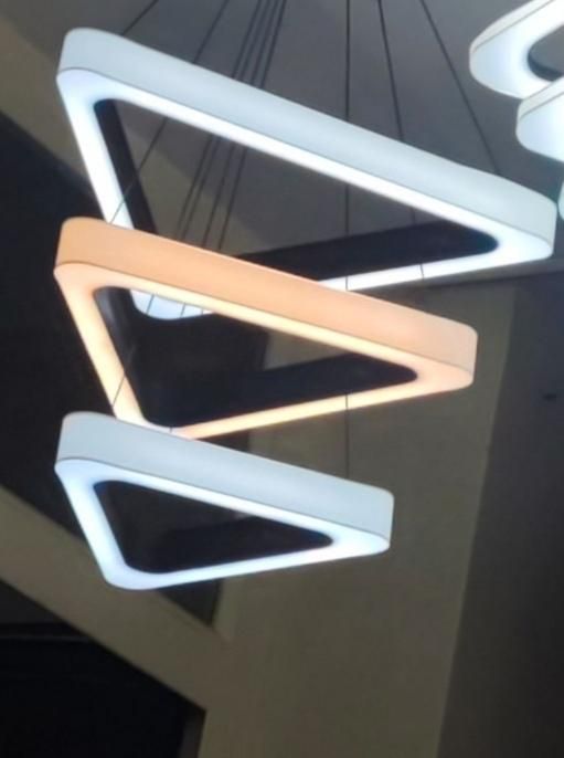 لوستر مدل مثلث|لوستر و چراغ آویز|کرج, گوهردشت|دیوار