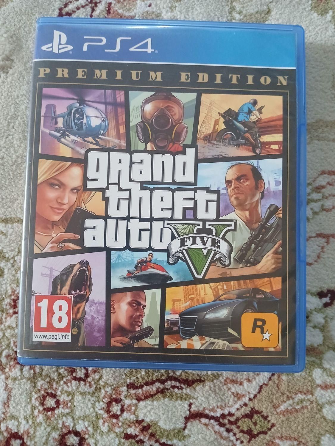 بازی gta v برای ps4|کنسول، بازی ویدئویی و آنلاین|کرج, شهرک فهمیده|دیوار