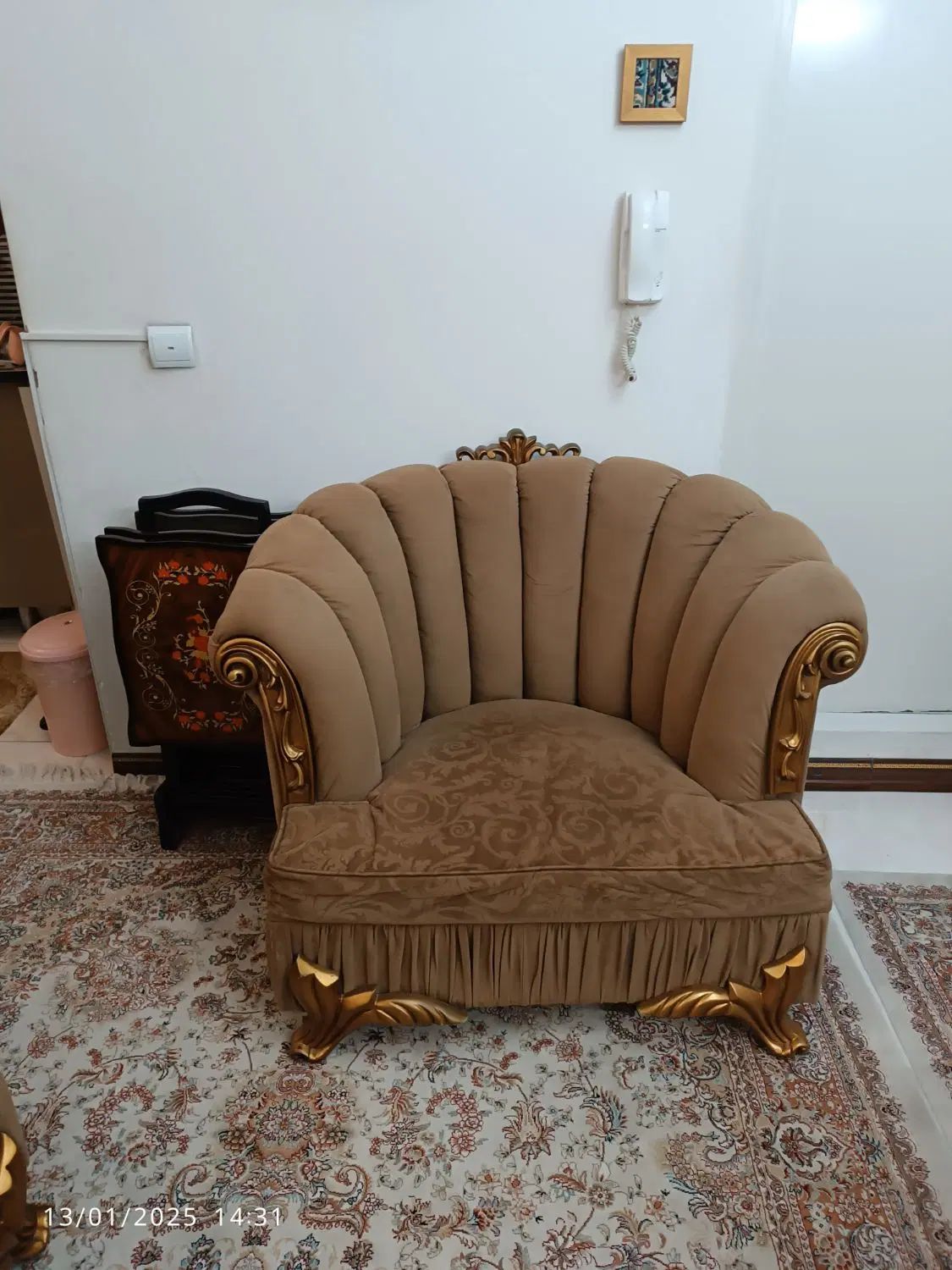 ست راحتی 5نفره مخمل|مبلمان خانگی و میز عسلی|تهران, هفت چنار|دیوار