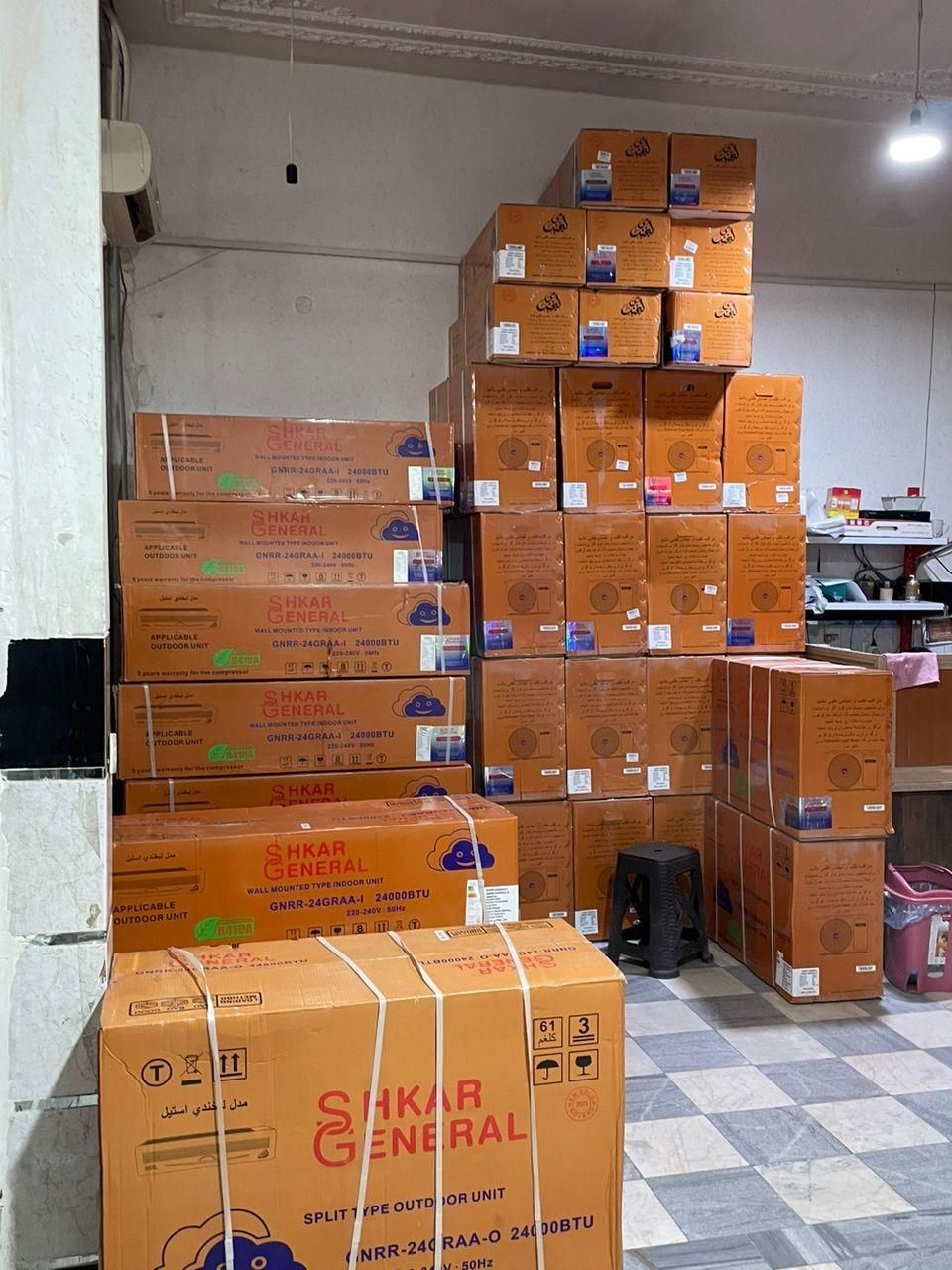 کولر گازی جنرال شکار 3000هزار طرح لبخند اورجینال|کولر گازی و فن‌کوئل|تبریز, |دیوار