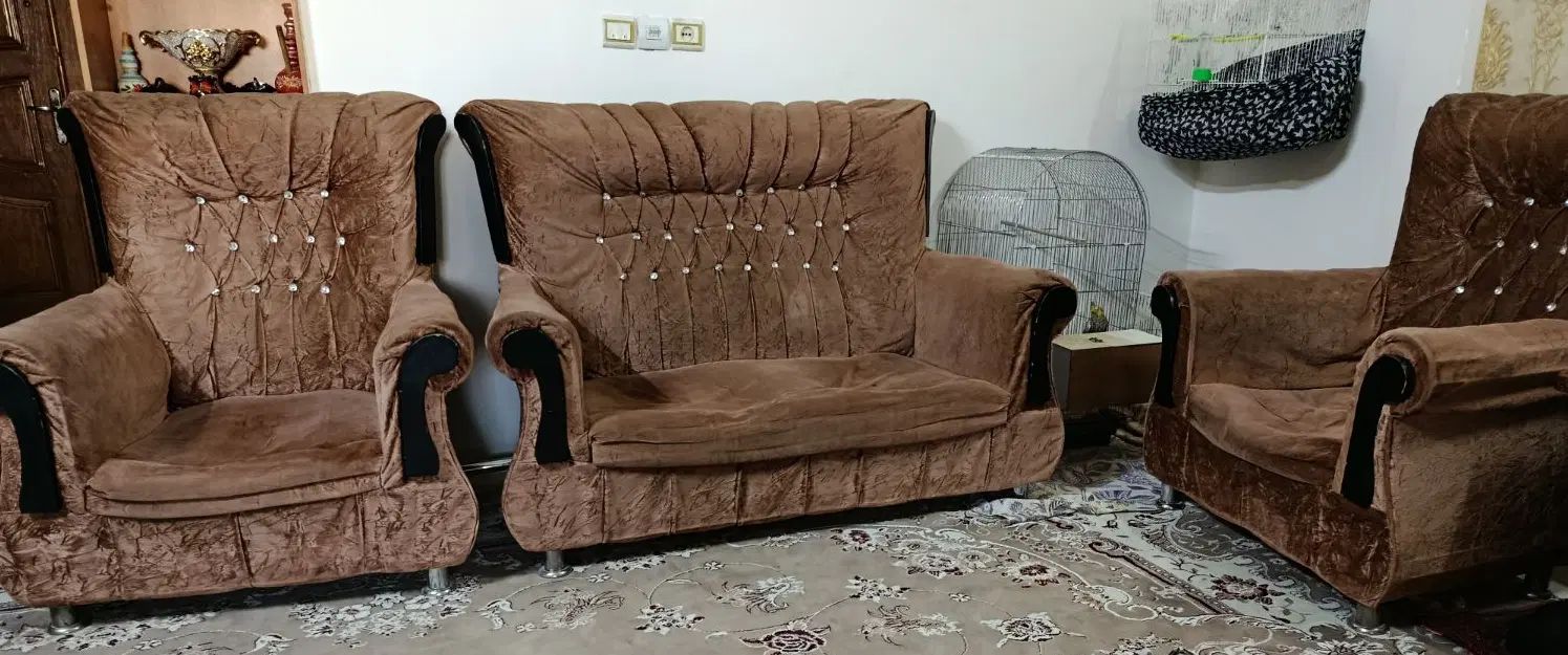 مبل نیم ست|مبلمان خانگی و میز عسلی|مشهد, ارمغان|دیوار