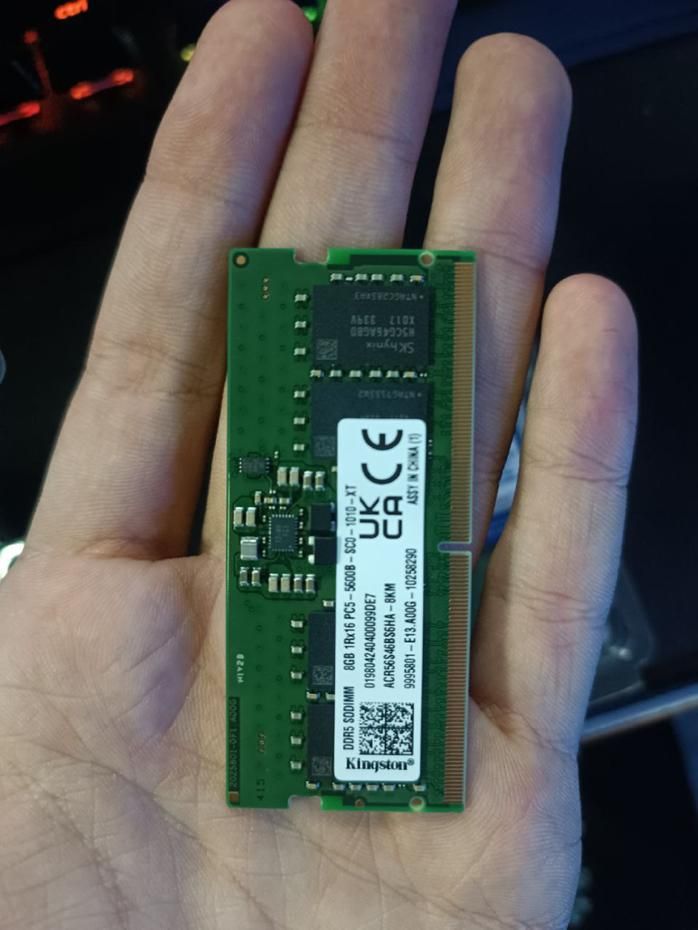 ۲ عدد رم لپ تاپی 8 گیگ DDR5 5600Mhz نو|قطعات و لوازم جانبی رایانه|تهران, تهران‌نو|دیوار