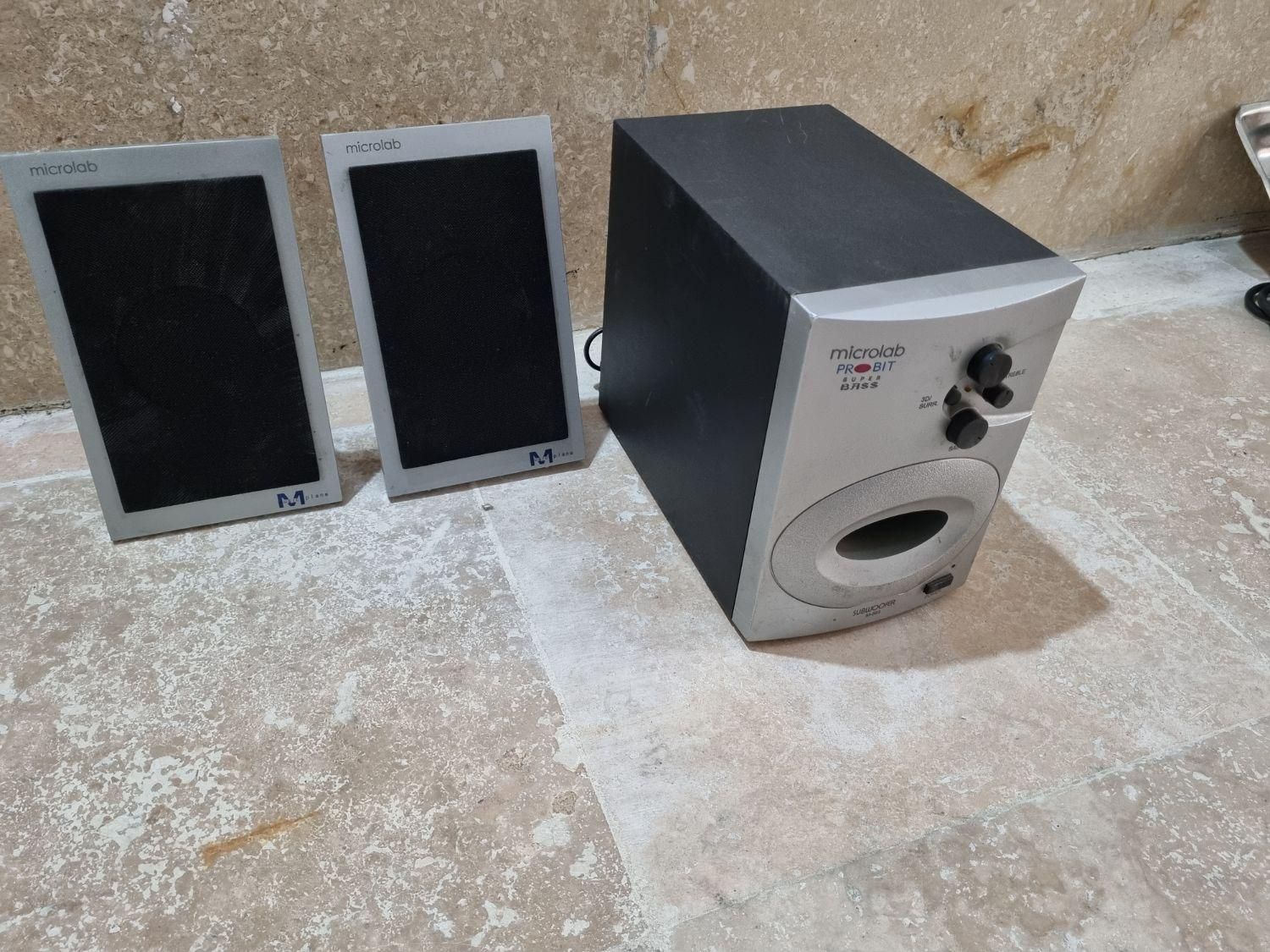 اسپیکر وساب ووفر microlab|قطعات و لوازم جانبی رایانه|گرمدره, |دیوار