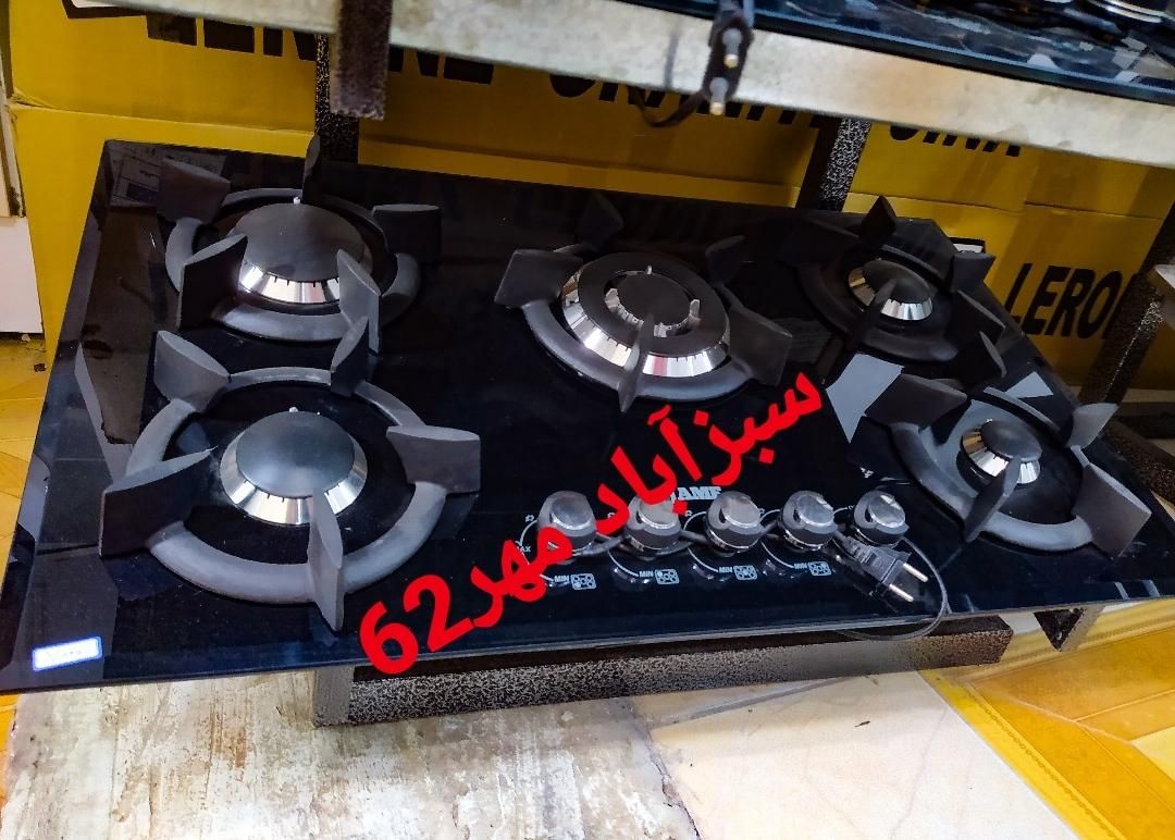 گاز صفحه‌ای کد 518 شیشه گارانتی|اجاق گاز و لوازم برقی پخت‌وپز|بوشهر, |دیوار