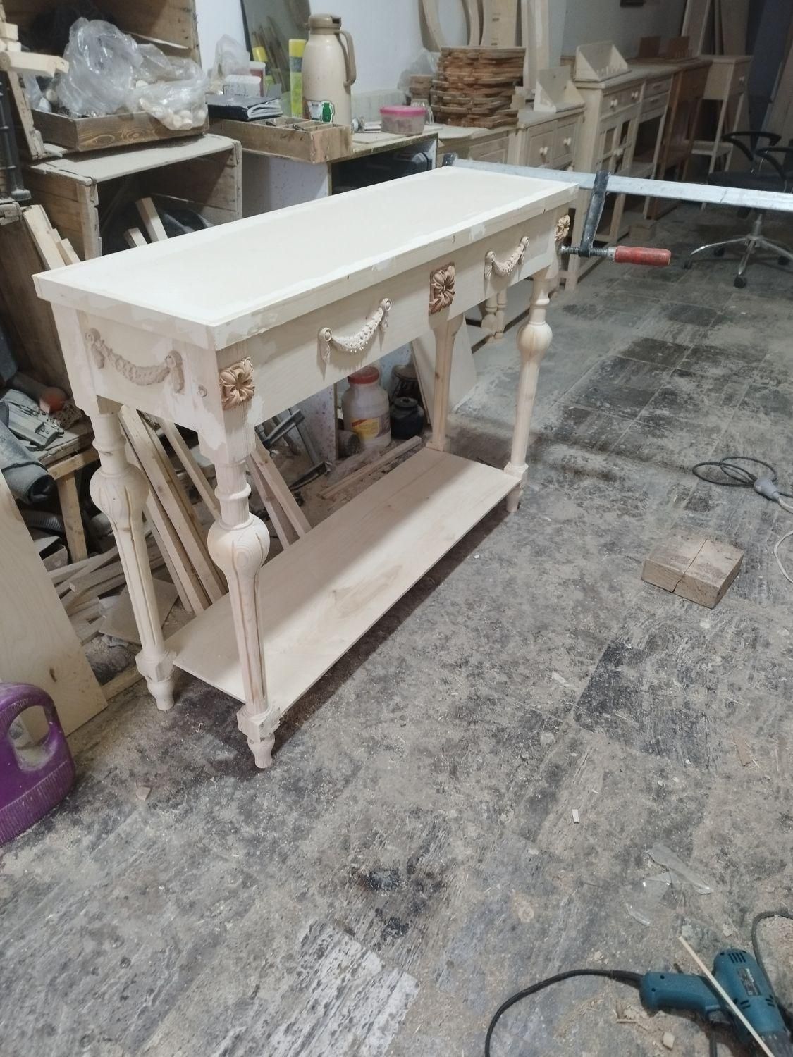 میز کنسول خراطی|بوفه، ویترین، کنسول|مشهد, امیریه|دیوار