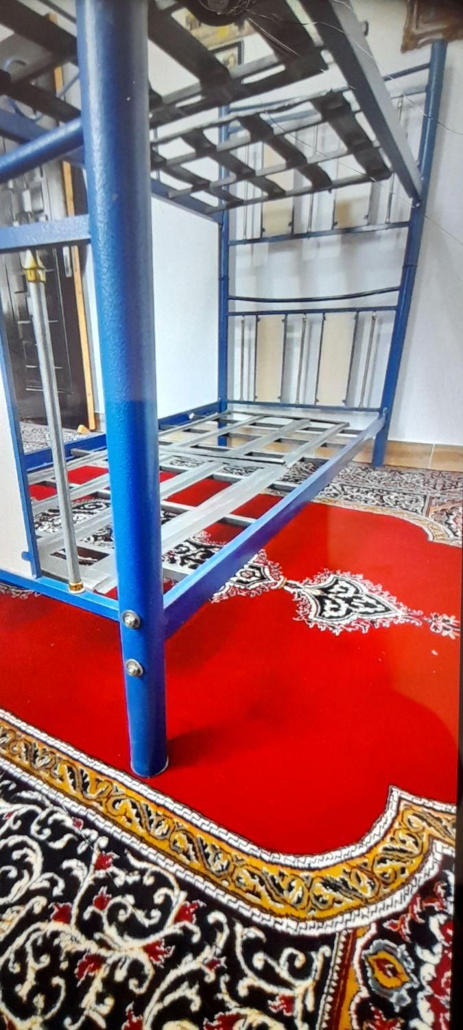 تخت خواب دو طبقه فلزی|تخت و سرویس خواب|دورود, |دیوار