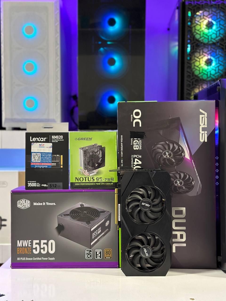 کیس گیمینگ رندرینگi512400F + RTX2060 + B760|رایانه رومیزی|مشهد, فلسطین|دیوار