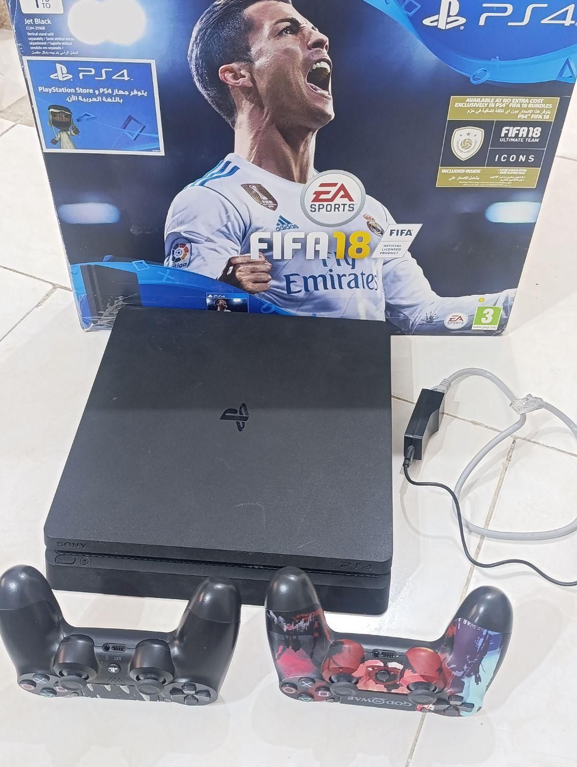 PS4 SLIM 1T کپی خور دودسته سالم همراه دانگل مخصوص|کنسول، بازی ویدئویی و آنلاین|رشت, پل تالشان|دیوار