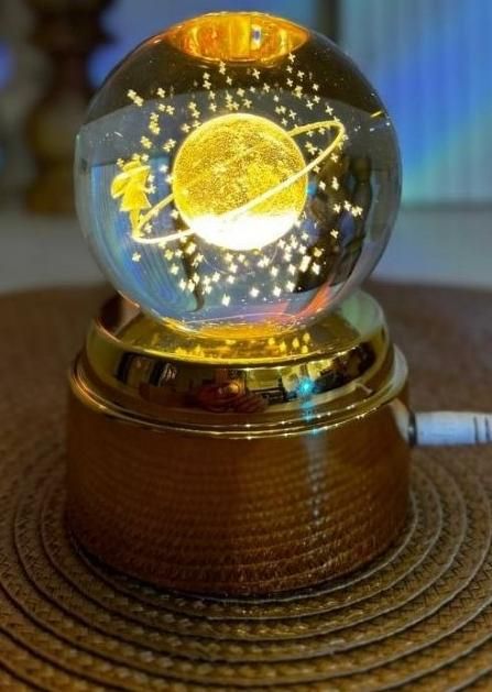 گوی کریستالی چرخان|چراغ خواب و آباژور|اسدآباد, |دیوار