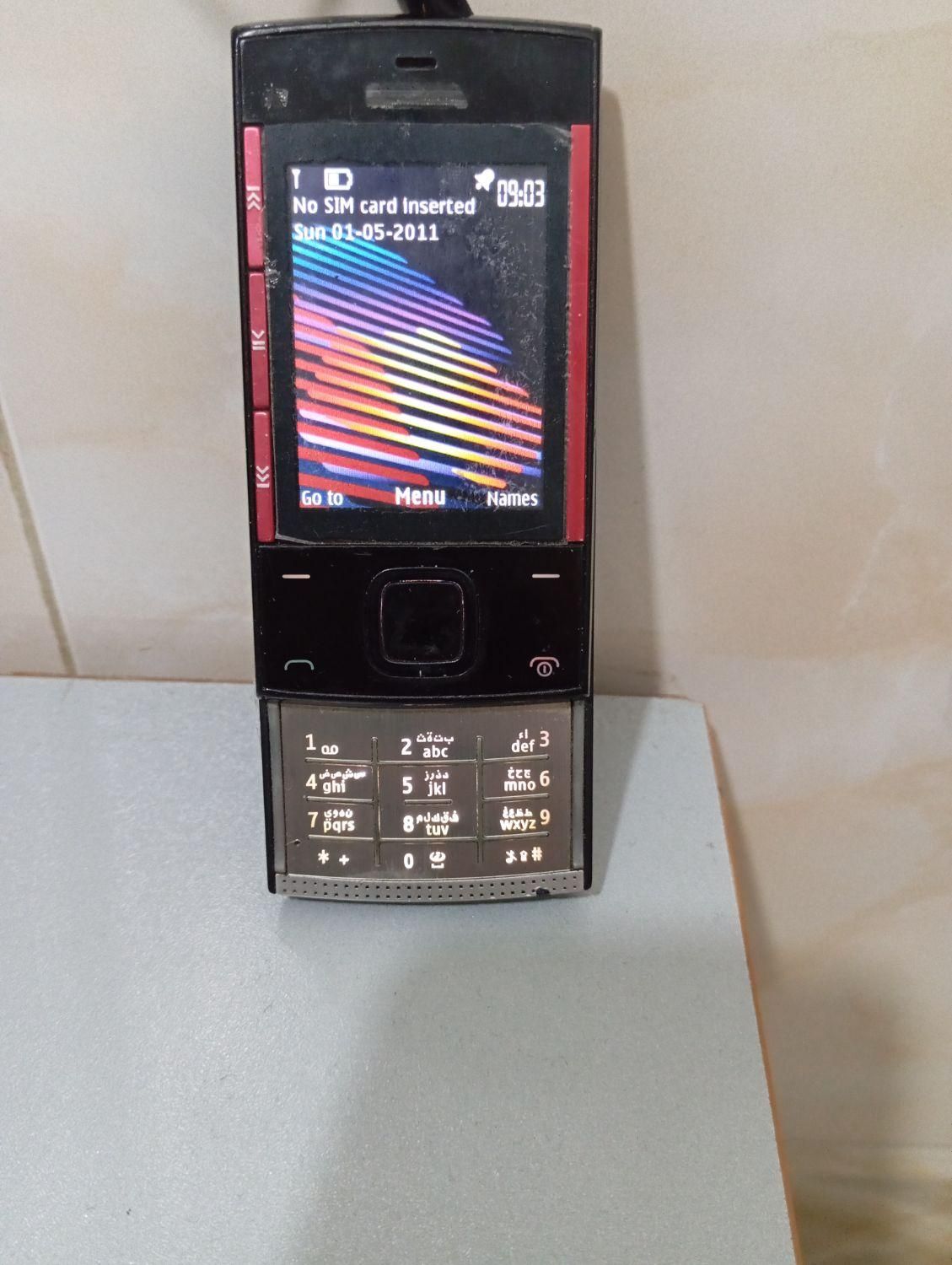 nokia x3|موبایل|قم, نیروگاه|دیوار