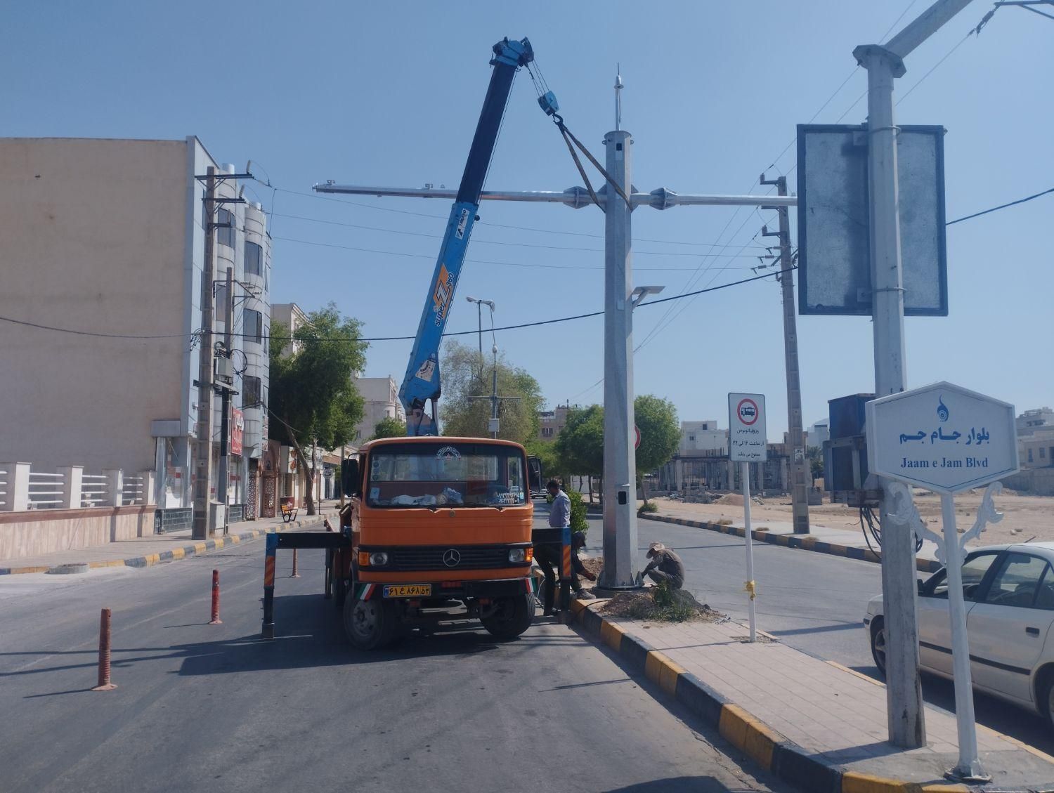 جرثقیل محدوده باغبهادران چرمهین زرین شهر|خدمات حمل و نقل|فولادشهر, باغشاد|دیوار