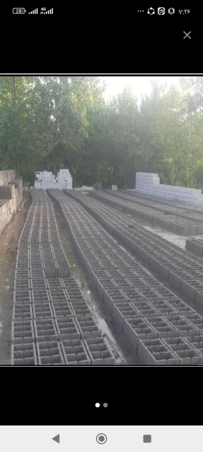 فروش ویژه تولید بلوک 15.10.20سانتی شنی و پوکه|عمدهفروشی|لنگرود, |دیوار