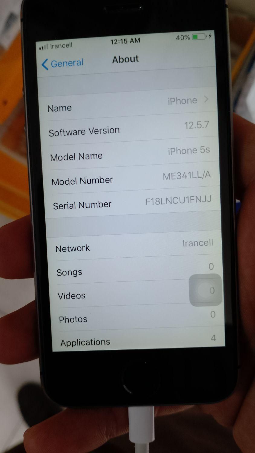 اپل iPhone 5s با حافظهٔ ۱۶ گیگابایت|موبایل|سنندج, |دیوار