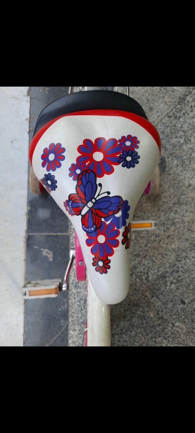 دوچرخه دخترانه صورتی ۱۶ مناسب تا ۷ سال|دوچرخه، اسکیت، اسکوتر|تهران, جنت‌آباد جنوبی|دیوار