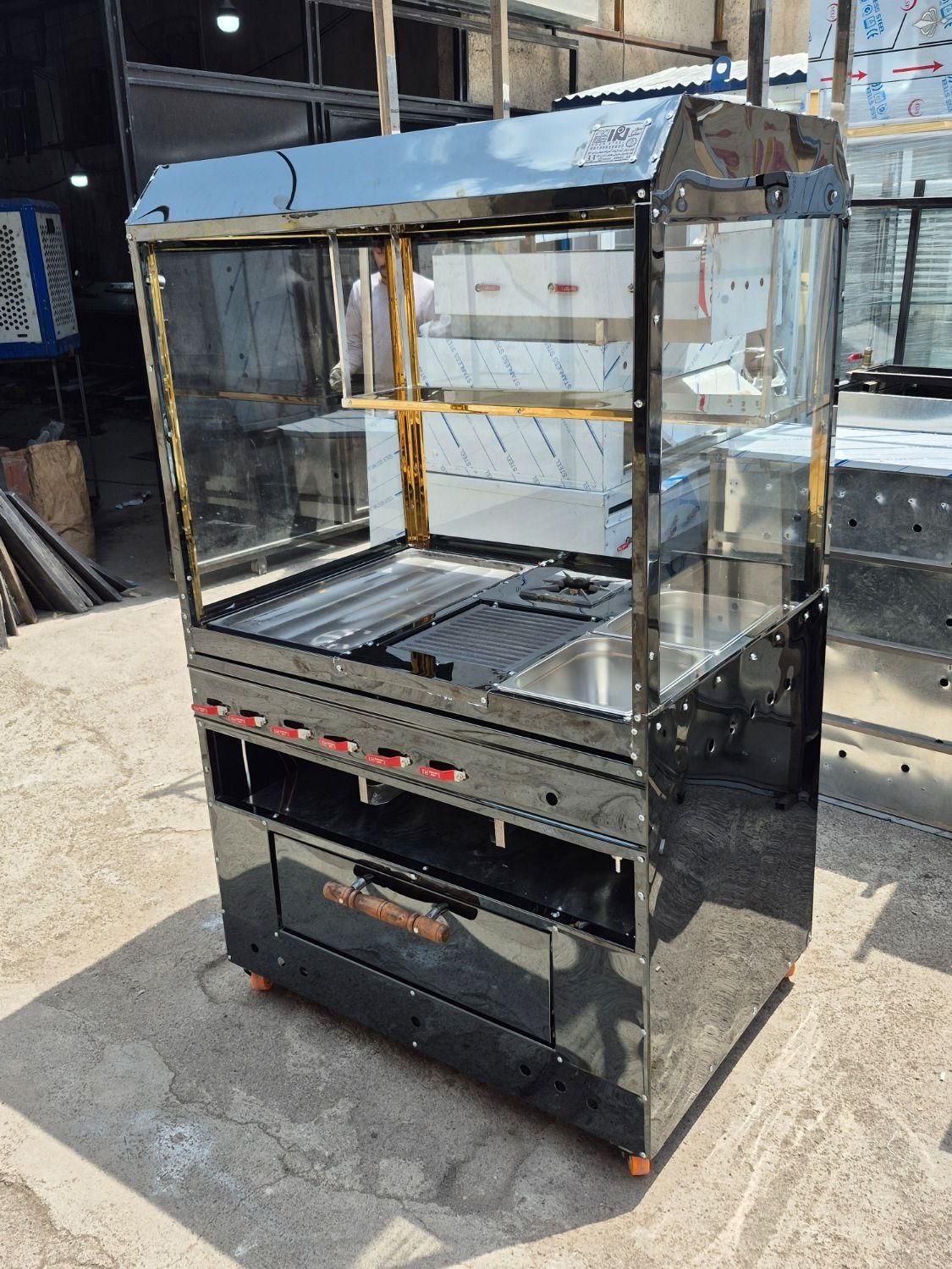 فر ورق استیل مشکی فر ساندویچی صنعتی/ورق آینه ای|کافیشاپ و رستوران|تهران, شوش|دیوار