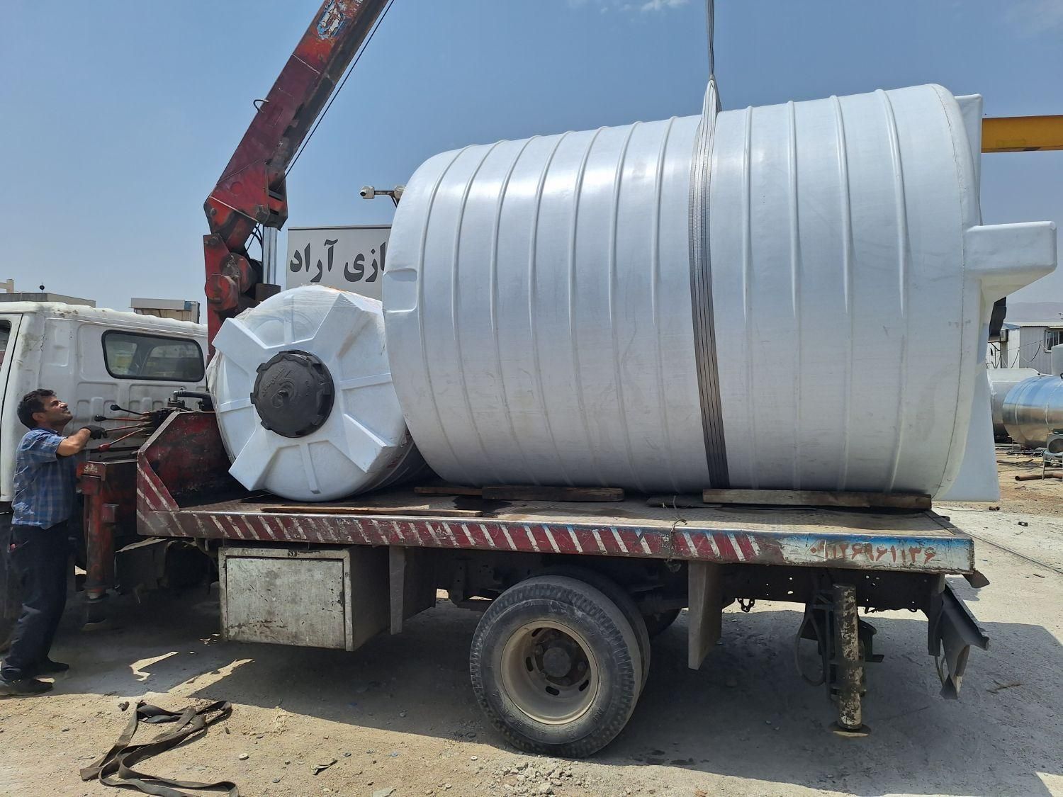 مخزن پلی اتیلن تانکر آب ۳ لایه|مصالح و تجهیزات ساختمان|تهران, وردآورد|دیوار