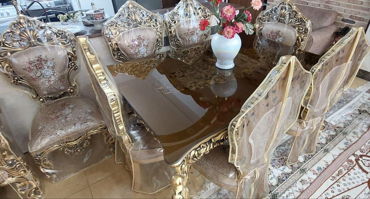 موبلمان ۹ نفره و ناهار خوری ۶ نفره|مبلمان خانگی و میز عسلی|شاهین‌شهر, عطار|دیوار