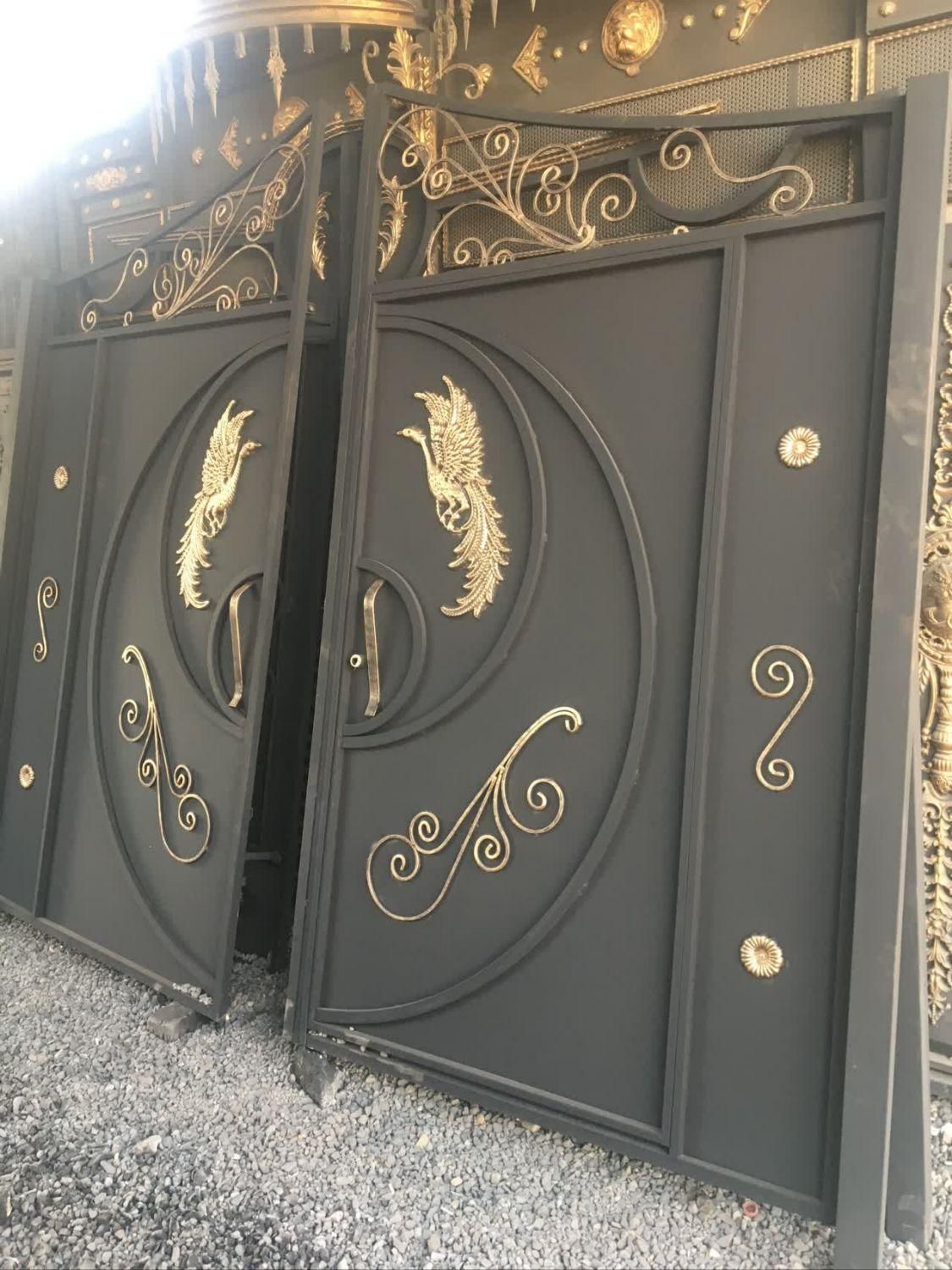 درب آهنی طرح طاووس،کد005|مصالح و تجهیزات ساختمان|زنجان, |دیوار