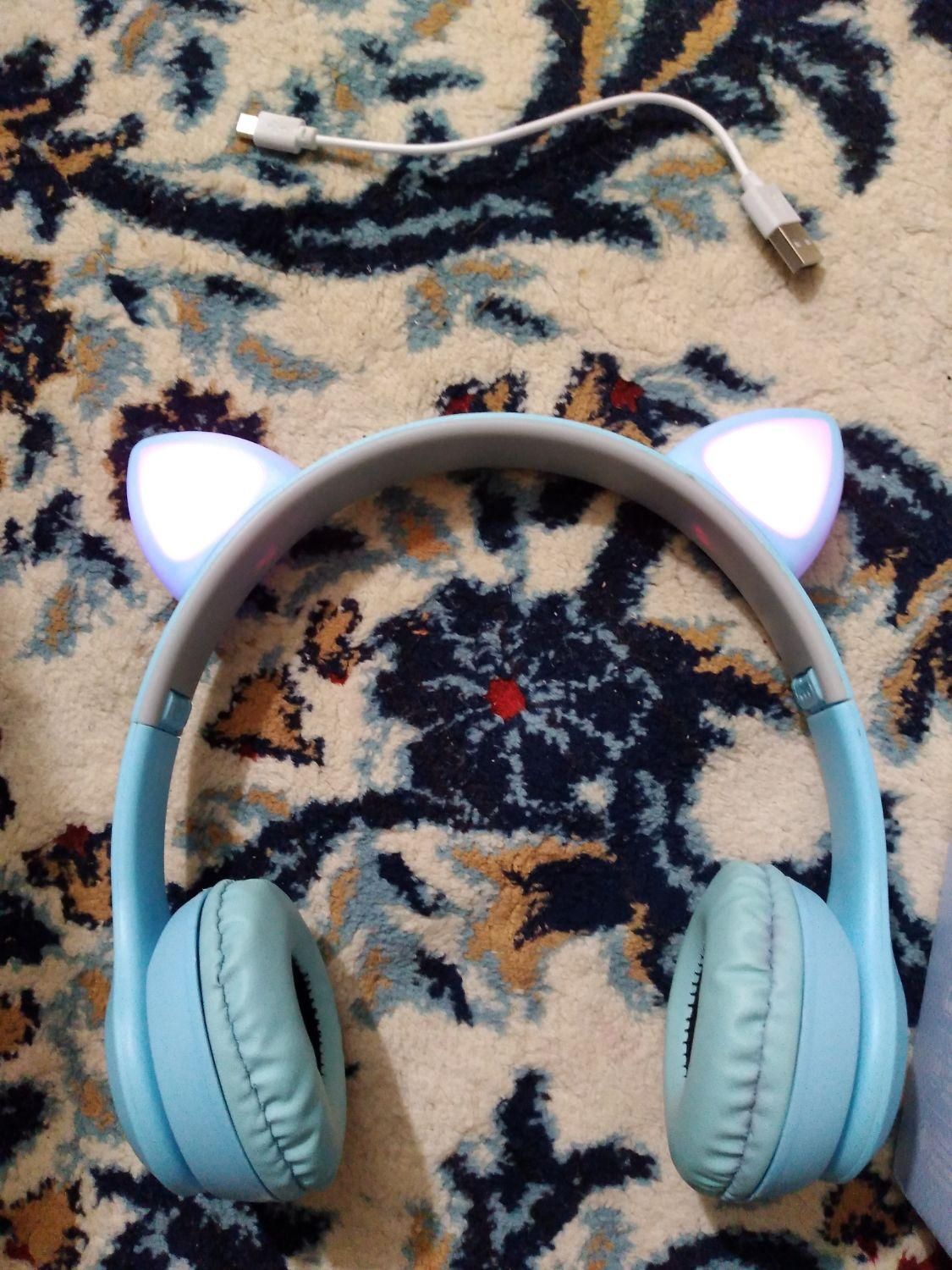 هدفون نو اصلا استفاده نشده پلمپ مدل cat Ear|لوازم جانبی موبایل و تبلت|آزادشهر, |دیوار