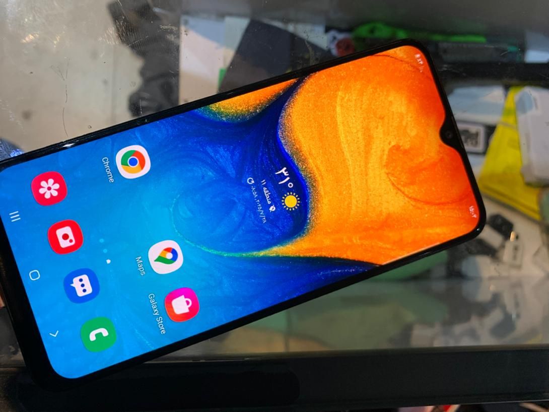 LCD Samsung A20 اصلی روکاری با فرم|لوازم جانبی موبایل و تبلت|اصفهان, طامه|دیوار