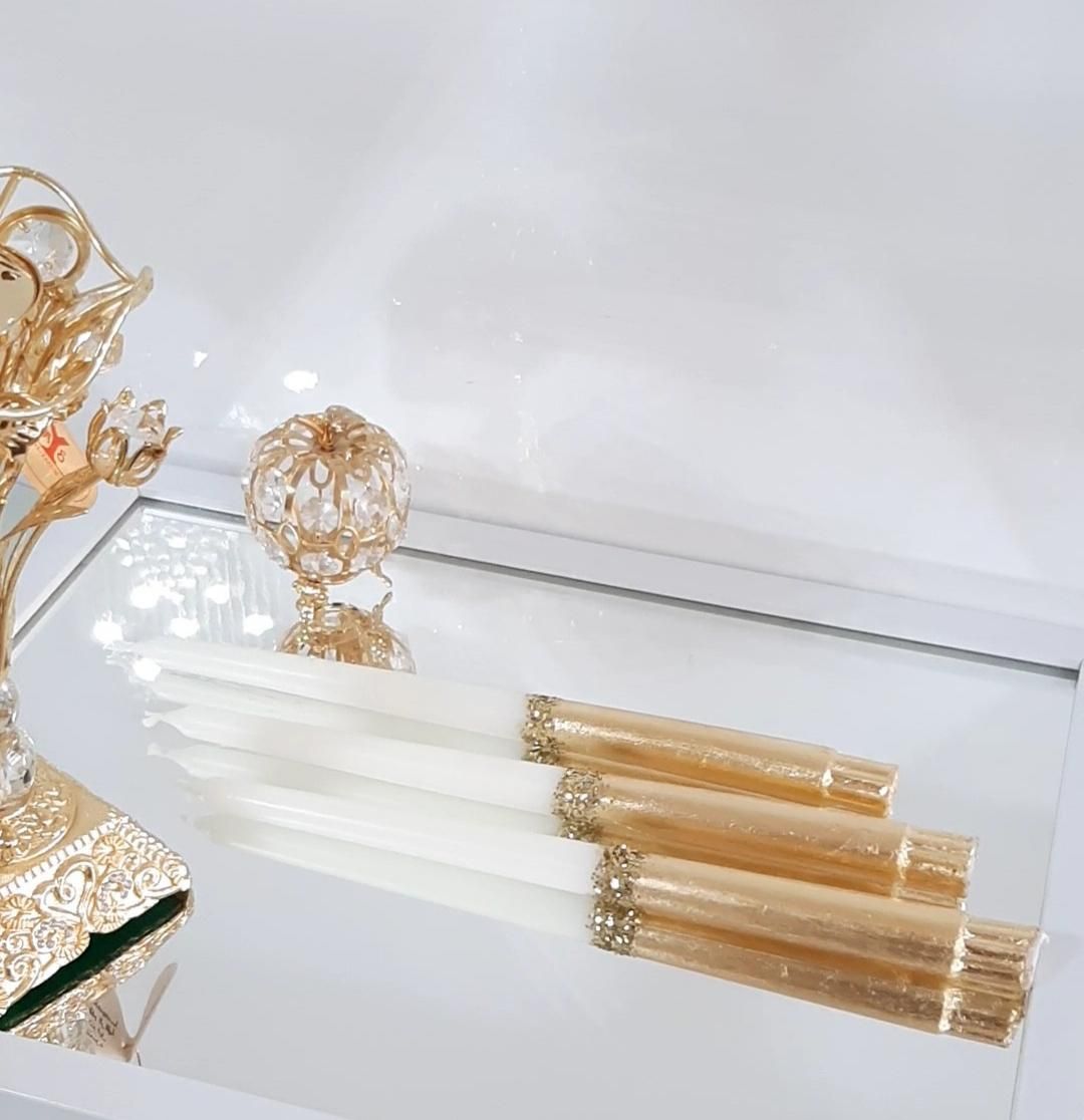 شمع ورق طلا|صنایع دستی و سایر لوازم تزئینی|مشهد, آزادشهر|دیوار