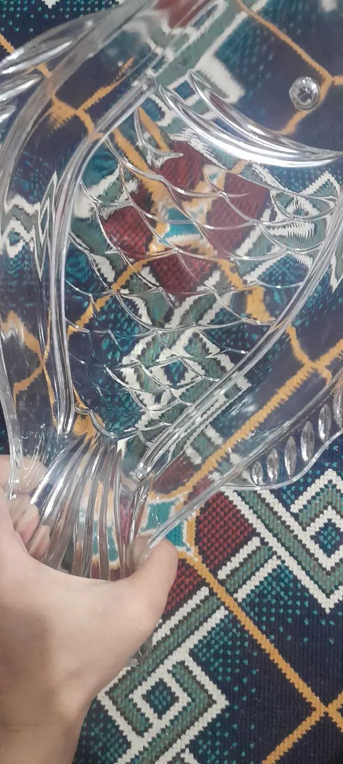 دیس طرح ماهی کریستال|ظروف سرو و پذیرایی|مشهد, شهرک بهارستان|دیوار
