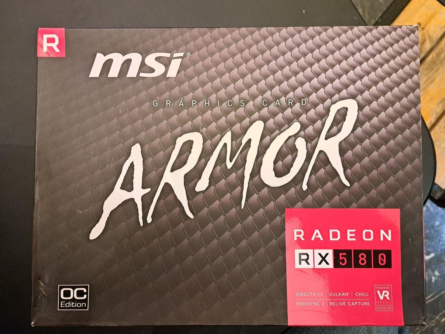 کارت گرافیک rx580 msi armor 4gb|قطعات و لوازم جانبی رایانه|تهران, تهران‌سر|دیوار