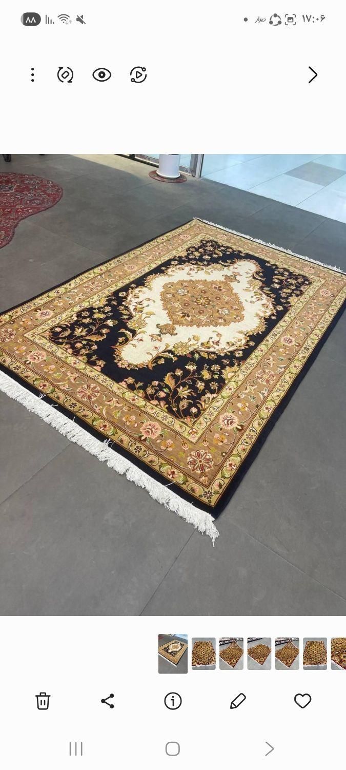 فرش دستباف بساک ۴ متریهای بختیاری رنگ گیاهی|فرش|مشکیندشت, |دیوار