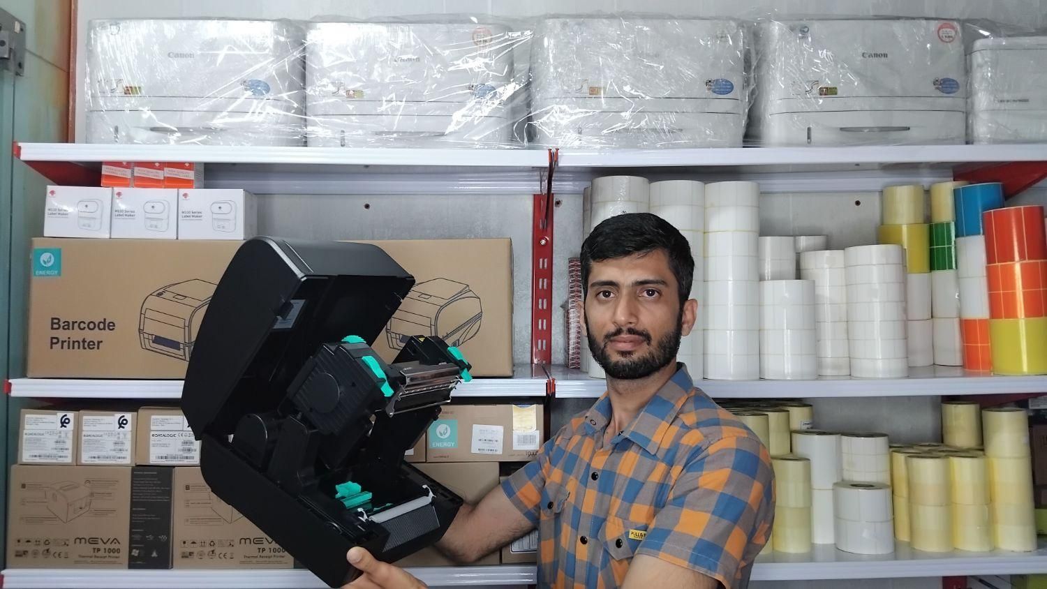 بارکدخوان فیش پرینترزن لیبل کاغذرول حرارت کارتخوان|پرینتر، اسکنر، کپی، فکس|بندرعباس, |دیوار