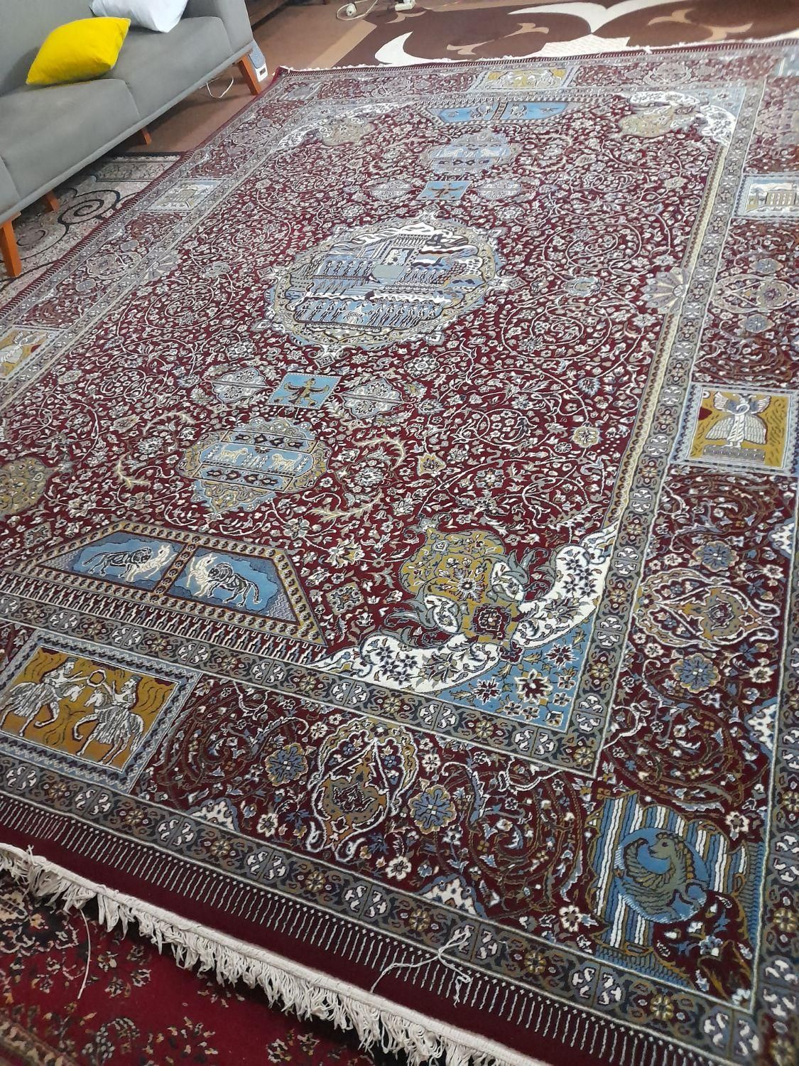 قالی ۱۲متری طرح تخت‌جمشید ۳میلیون تومان|فرش|شیراز, دارالرحمه|دیوار