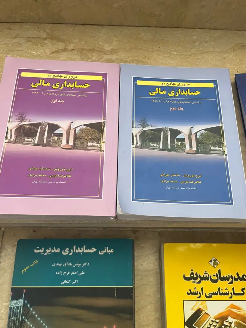 کتاب مروری جامع بر حسابداری مالی جلد یک و‌دوم|کتاب و مجله آموزشی|قره ضیاالدین, |دیوار