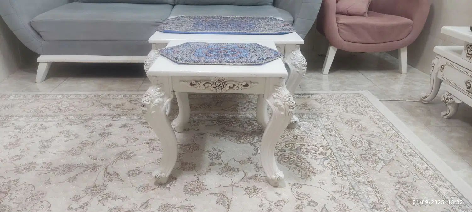 جلو مبلی و دو عدد عسلی|مبلمان خانگی و میز عسلی|کرج, حیدرآباد|دیوار
