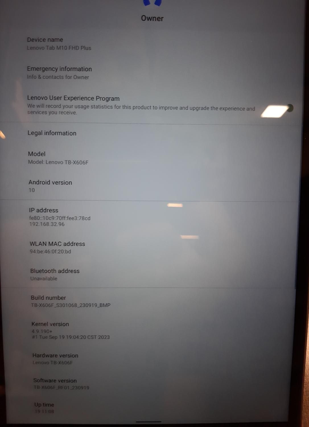 Lenovo TAB M10 FHD plus (2023)|تبلت|تهران, میدان ولیعصر|دیوار